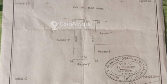 VENTE DE PARCELLE RECASEE